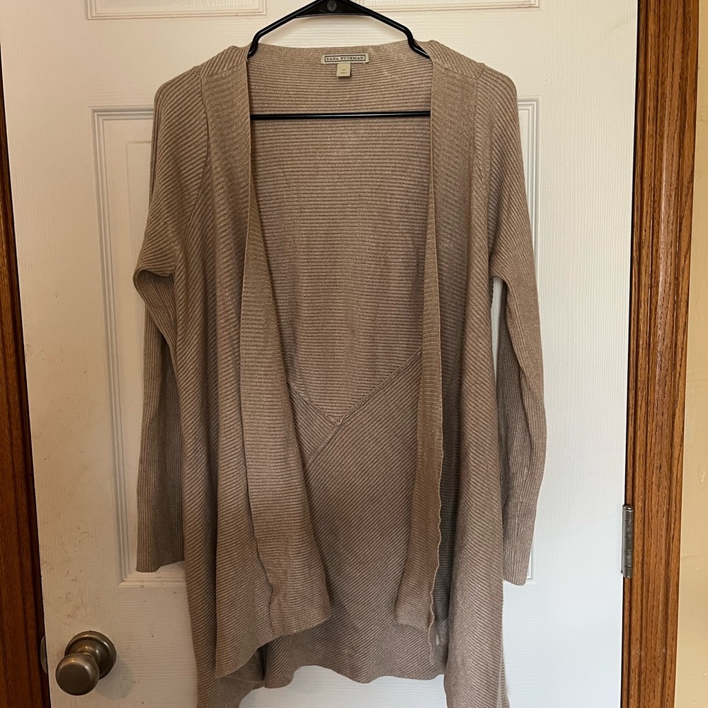 Dana Buchman Light Brown Cardigan